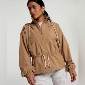 CALIA by Carrie Underwood Tan Hooded Utility Jacket NWT Size: Medium